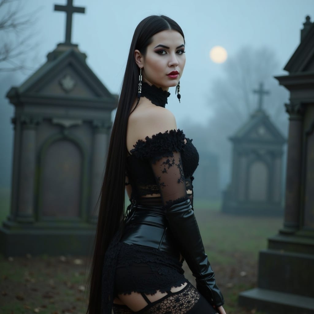 devil doll dee goth girl