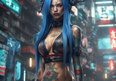 Cyberpunk girls